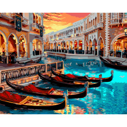Painting by numbers kit. A141 Venice 40*50