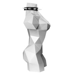Бумажные 3D-модели WIZARDI Скульптура (белая) PP-2STO-WHT