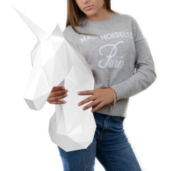 Wizardi 3D Papercraft Kit Unicorn PP-1EDS-WHT