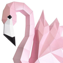 Wizardi 3D Papercraft Фламинго PP-1FLM-PIN