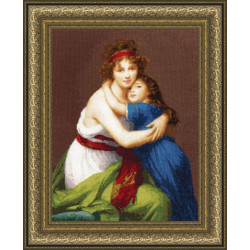 (Discontinued) Self Portrait with Her Daughter (after Elisabeth Vigee Le Brun's painting) S/MK046