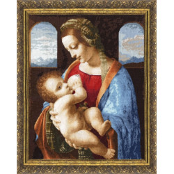 Siuvinėjimo kryželiu rinkinys "Madonna Litta" 44.5x35cm S/PF009