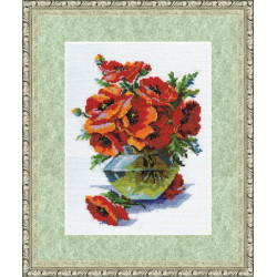 (Discontinued) Poppies in a Vase S/BR008