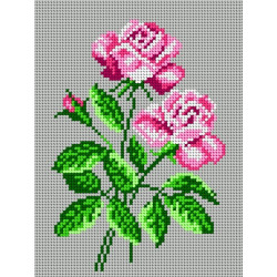 Gobeleno drobė Rožės 18x24 SA1405