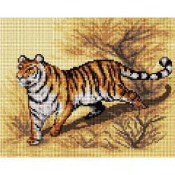 Tapestry canvas Tiger 24x30 SA2808