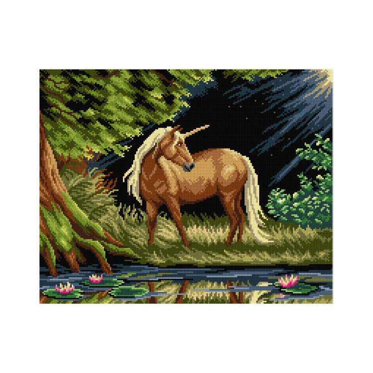 Tapestry canvas Unicorn 40x50 SA3066