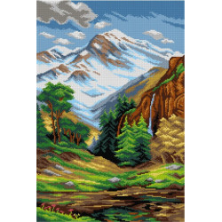 Tapestry canvas Mountain Landscape (after Robert Atkinson Fox) 40x60 SA3095