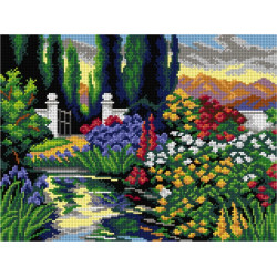 Gobeleno drobė Laimės sodas (pagal Robertą Atkinsoną Foxą) 30 x 40 SA3110