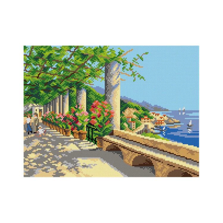 Gobeleno drobė A View of Amalfi (pagal Antonietta Brandeis) 30x40 SA3126