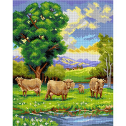 Tapestry canvas Pride of the Farm (after Robert Atkinson Fox) 40x50 SA3143