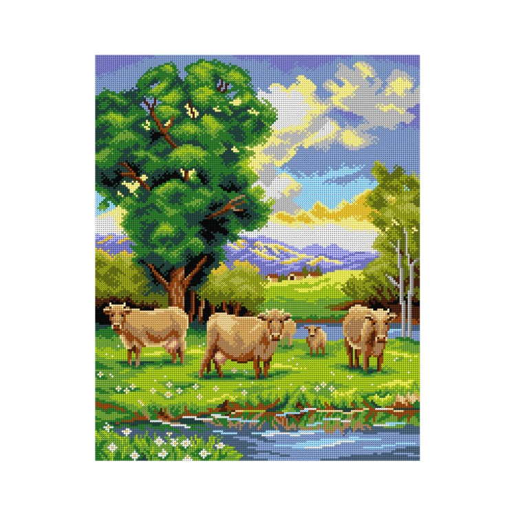 Gobelin-Leinwand Pride of the Farm (nach Robert Atkinson Fox) 40x50 SA3143