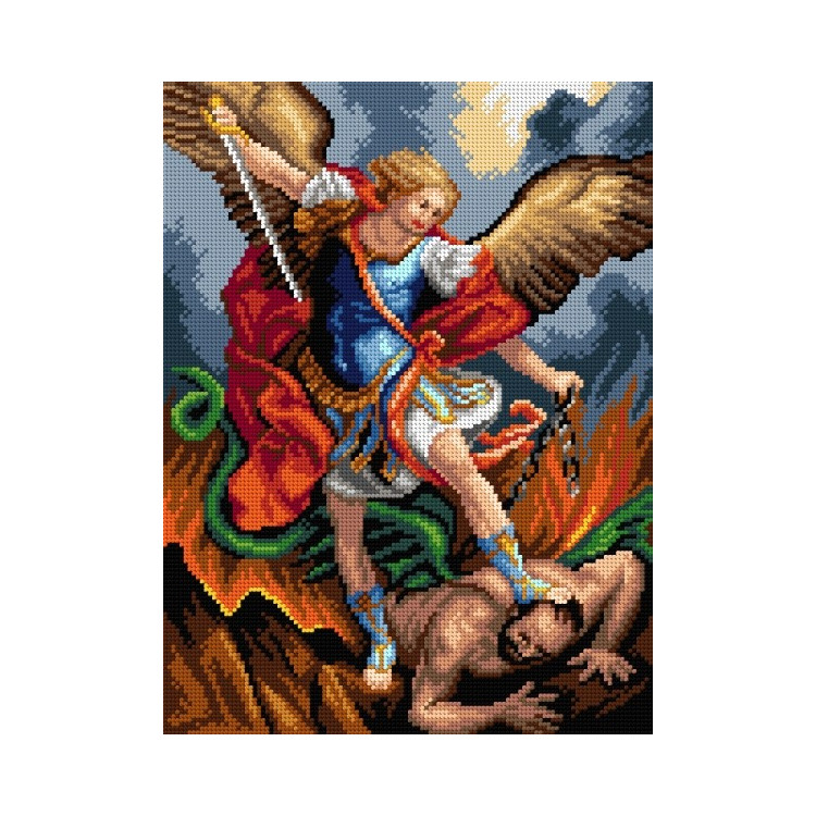 Tapestry canvas Archangel Micheal 30x40 SA3144