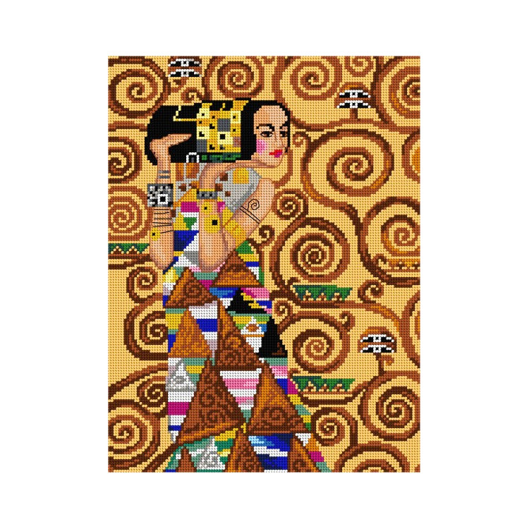 Tapestry canvas Tree of Life ( fragment Lady, after Gustav Klimt) 30x40 SA3148