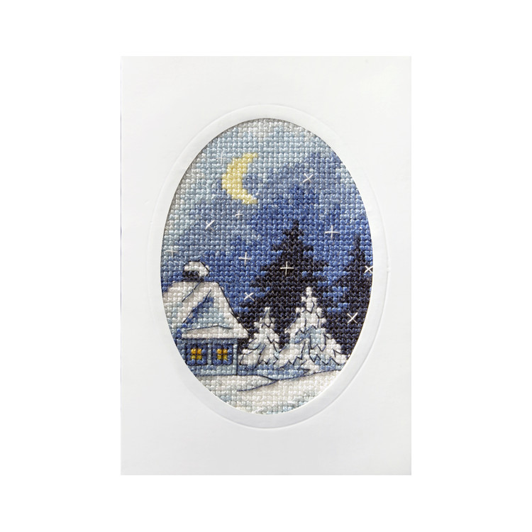 Cross Stitch Handmade Card SA6150