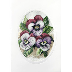 Cross Stitch Handmade Card SA6161