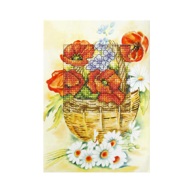 Cross Stitch Handmade Card SA6212