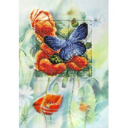 Cross Stitch Handmade Card SA6225