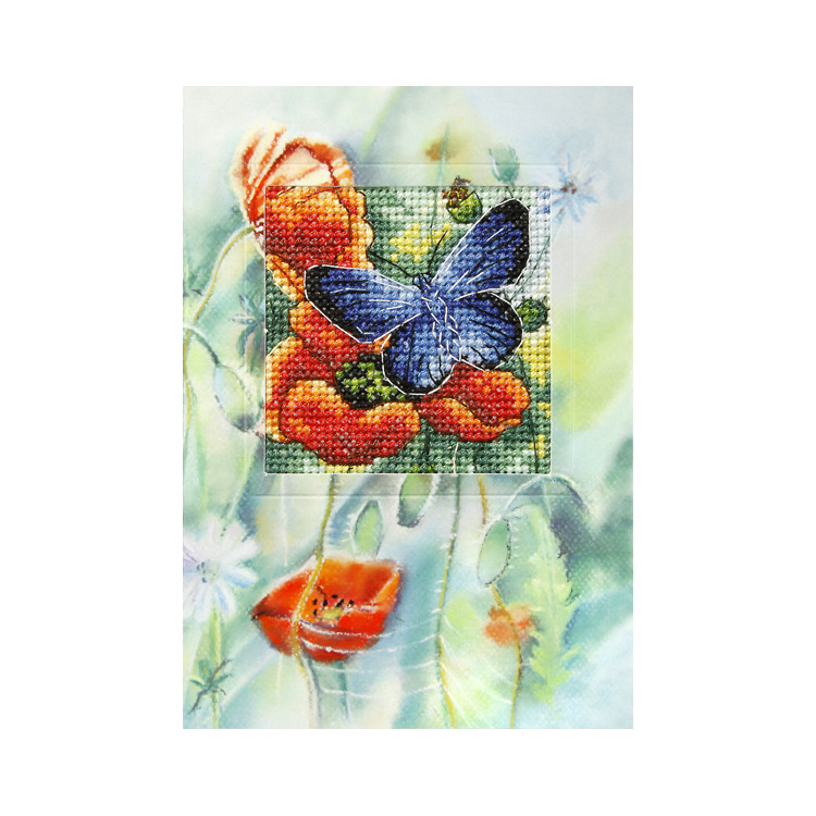 Cross Stitch Handmade Card SA6225