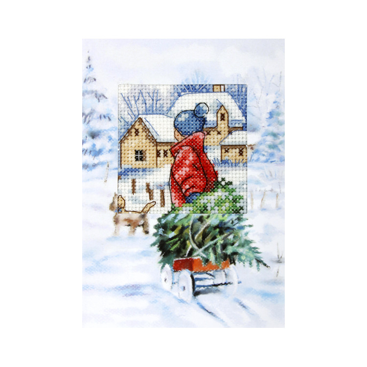 Cross Stitch Handmade Card SA6232