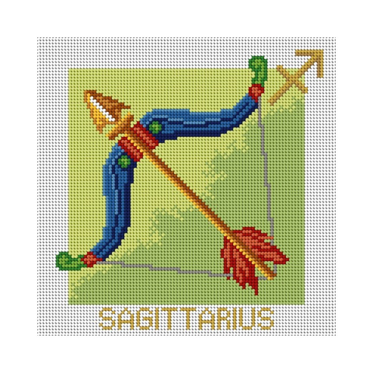 Tapestry canvas Zodiac Signs - Sagittarius 24x30 SA3209