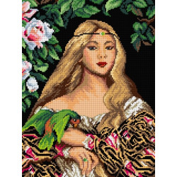 Гобелен холст Портрет принцессы 30х40 SA3222