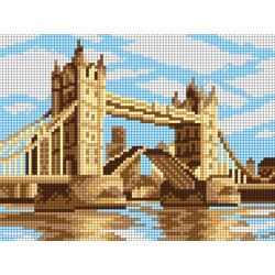 Гобеленовое полотно Тауэрский мост - Лондон 18x24 SA3161