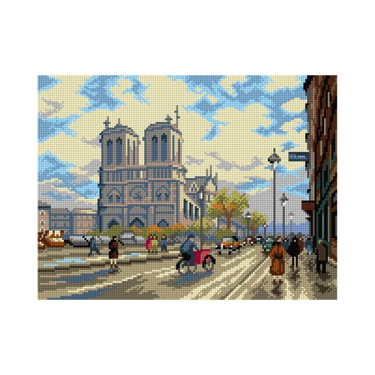 Gobeleno drobė Notre Dame (pagal Henry Malfroy) 30 x 40 SA3252