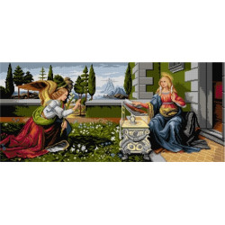Gobeleno drobė Paskelbimas (pagal Leonardo da Vinci) – 40 x 90 SA3186