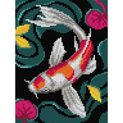 Tapestry canvas Koi Carp 18x24 SA3188