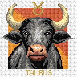 Tapestry canvas Zodiac Signs - Taurus 24x30 SA3200