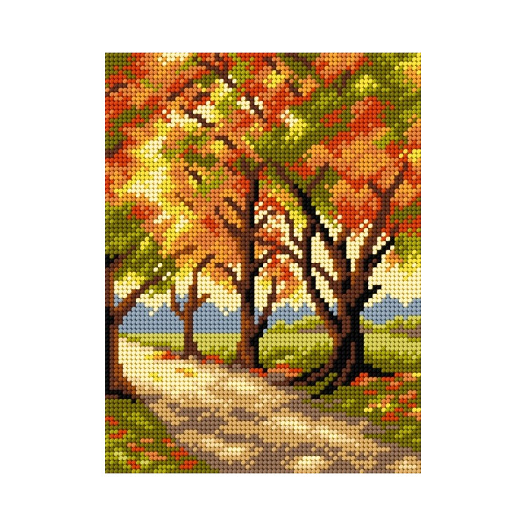 Гобелен канва Осенние деревья 18х24 SA3267