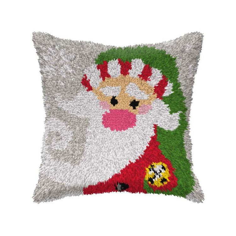 Latch-hook Cushion kit Santa Claus SA4117