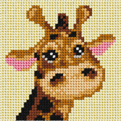 Half Stitch Complete needlepoint Giraffe SA6722