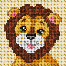 Half Stitch Complete needlepoint Lion SA6724
