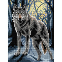 Gobelin Leinwand Wolf 30x40 SA3018