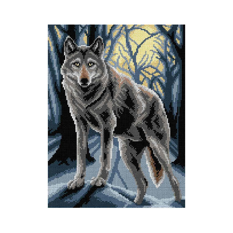 Tapestry canvas Wolf 30x40 SA3018