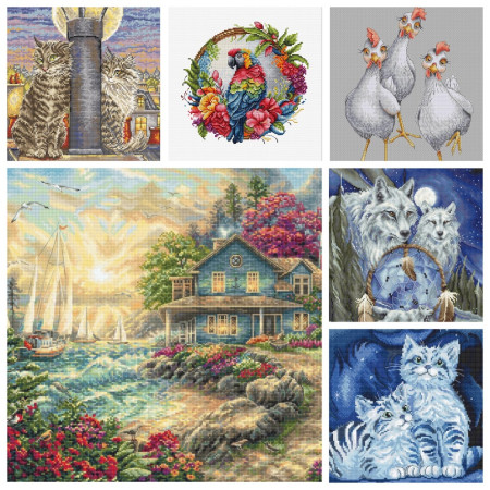 New cross-stitch designs by Luca S & Letistitch - May 2023