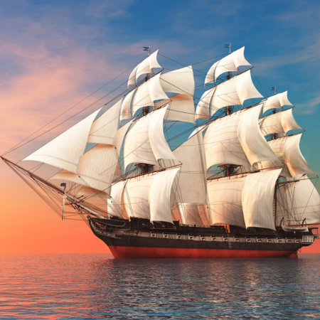 Great ship asks deep waters  - summer 2023  - Bon voyage!