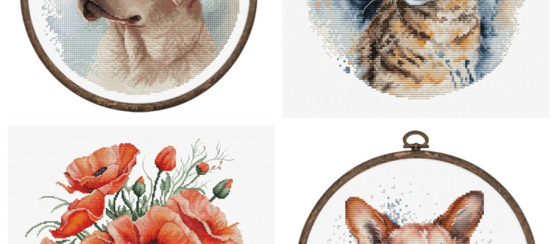 New cross stitch designs by Luca S - June 2023