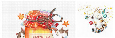 New cross-stitch designs by Letistitch - August 2023
