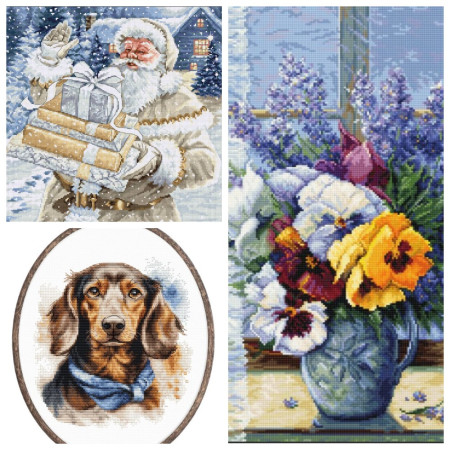 New cross stitch designs by Luca S - September 2023