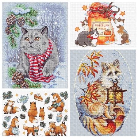 New cross stitch designs by Letistitch - October 2023