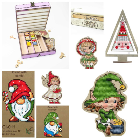 Christmas wooden Toys  are on sale now & new Embroidery Craft boxes - November 2023