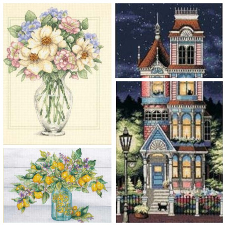 New cross stitch designs by Dimensions - February 2024