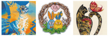 New cross-stitch designs by Oven are in stock - April 2022
