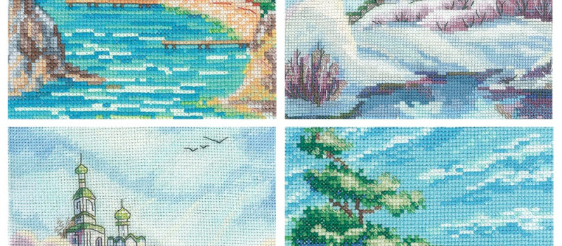 New cross-stitch designs by Andriana & Alisa are in stock - April 2022
