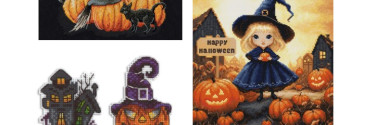  Spooky Halloween Cross-Stitch Kits Now Available! 