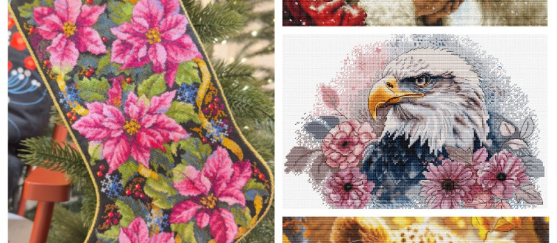 New cross stitch designs by Luca S & Merejka Stocking - November 2024