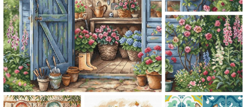 AVA cross stitch kits - new designs -  are already in stock - July 2026