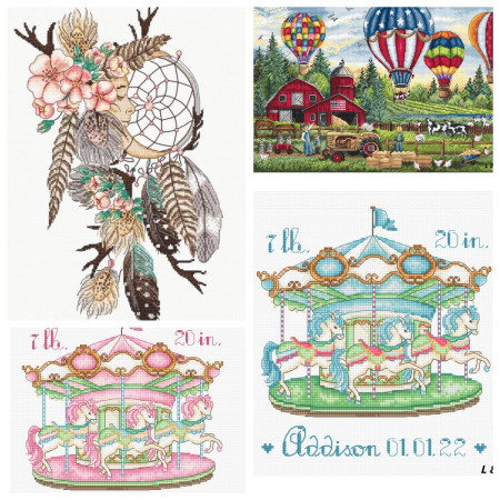 New cross stitch designs by Letistitch August 2022